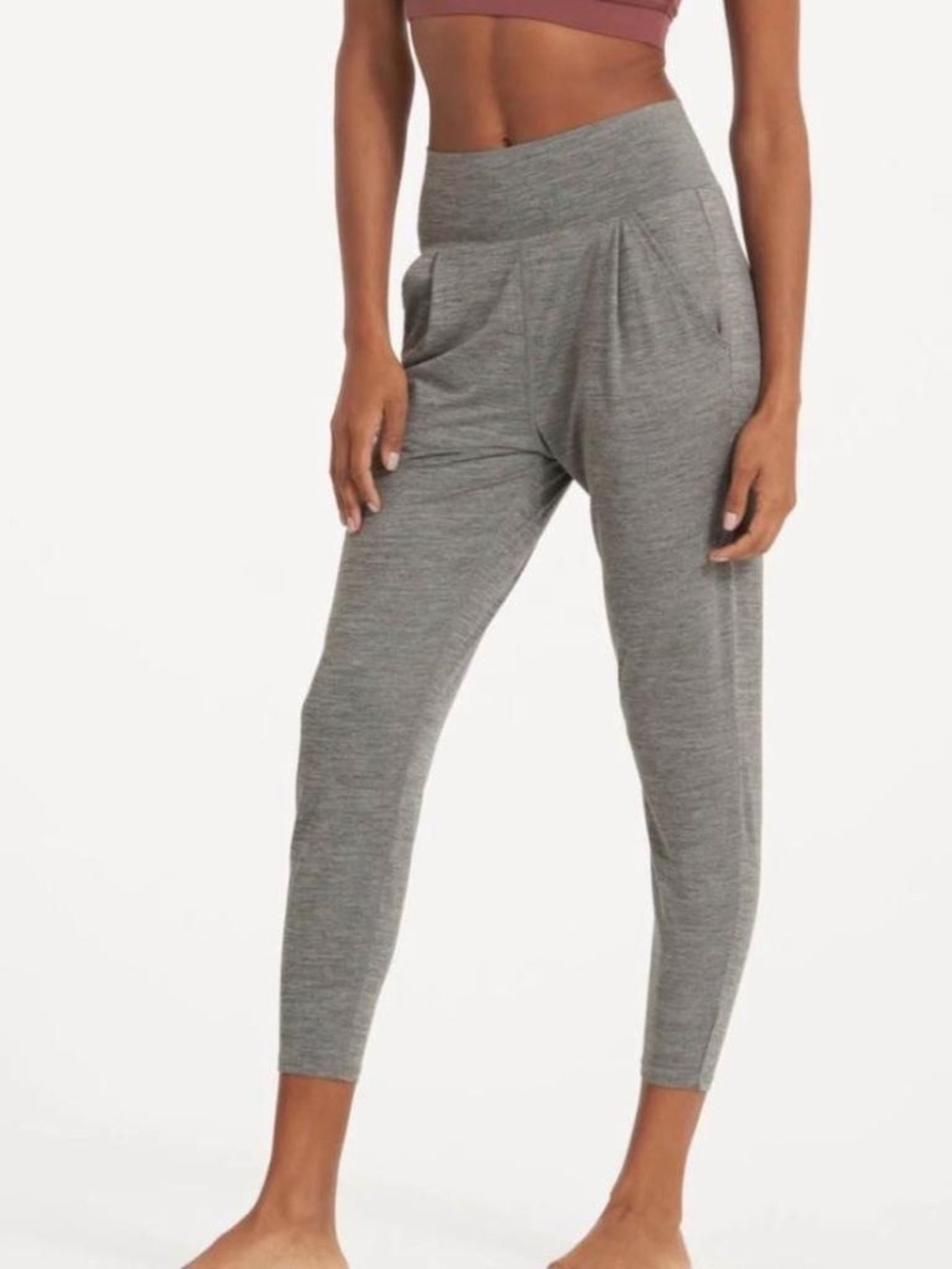 VUORI Women's Heather Gray LUX HAREM High Rise